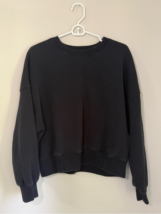 Abercrombie & Fitch Sweaters - ABERCROMBIE & FITCH Crewneck Sweatshirt Black